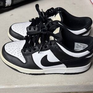 Nike Black and White Low-Top Sneakers